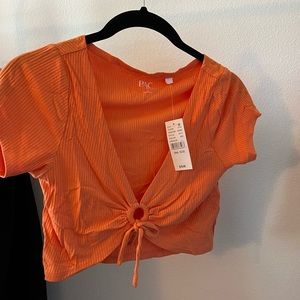 PacSun brand new orange top